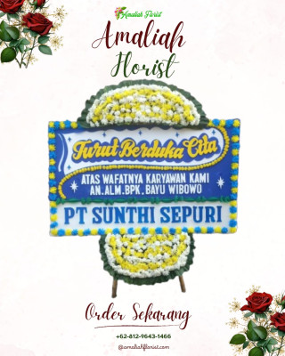 Papan Bunga Duka di Sialangsakti