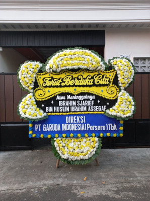 Papan Bunga Duka di Sialangsakti