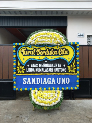 Papan Bunga Duka di Sialangsakti